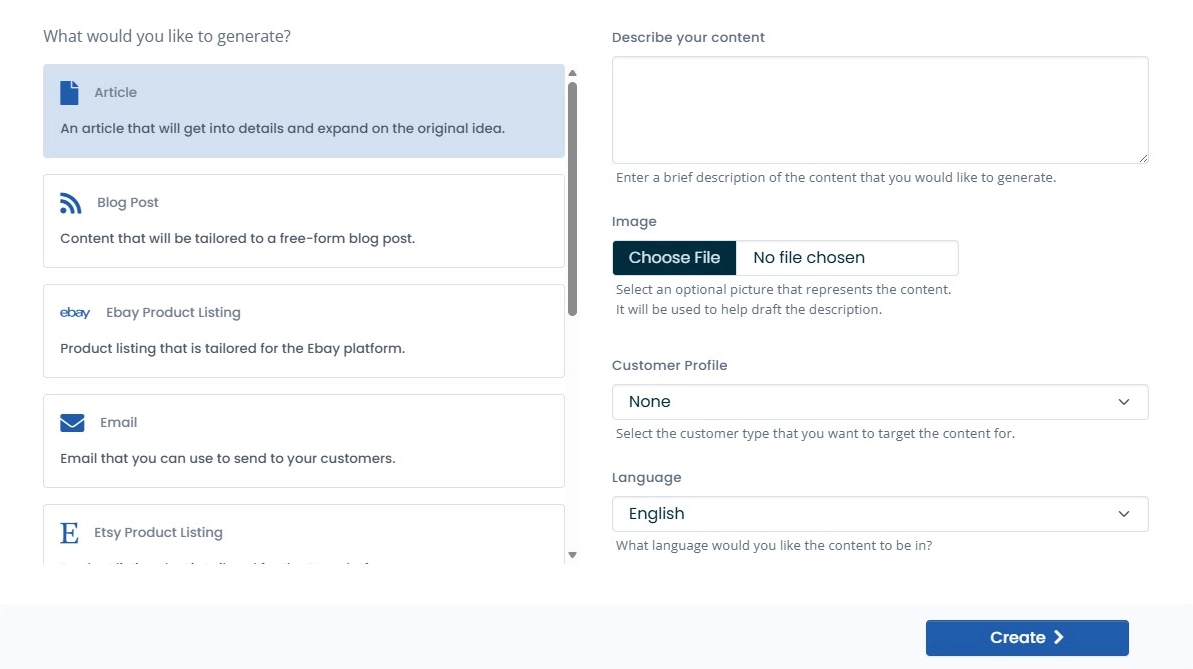 Screenshot of Article Scribe